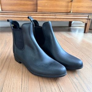Sam Edelman Black Chelsea Rain Boot Women’s Size 10
